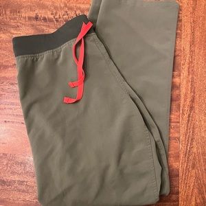 Dark Olive Livingston Basic Scrub Pant.